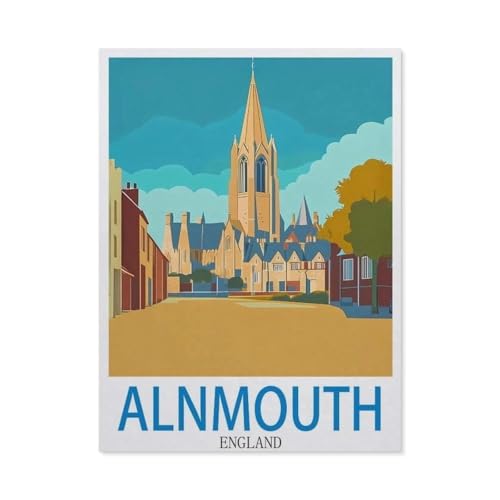 Alnmouth England, Puzzle, 1000 Teile, klassisches Puzzle, Lernspiele, Spielzeug, bestes Geschenk für Erwachsene und Kinder (38 x 26 cm), FC89 von YYHMKBYY