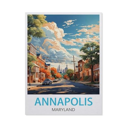 Annapolis Maryland，Puzzle 1000 Teile Erwachsene Kinde Spaß Lernspielzeug Geschenke（75x50cm）-EW1 von YYHMKBYY