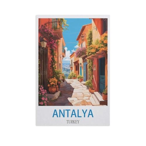 Antalya, Türkei，Puzzles 1000 Teile für Erwachsene, Klassische Puzzle Kinder Puzzle Herausfordernde Und Schwierige Rätsel für Erwachsene Und Jugendliche（75x50cm）-GF2 von YYHMKBYY