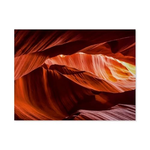 Antelope Canyon - Arizona，1000 Stück Erwachsene Papier Landschaft Puzzles Für Kinder Lernspielzeug Geschenke（38x26cm）-AS69 von YYHMKBYY