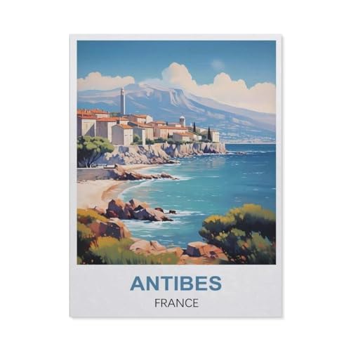 Antibes Frankreich-Puzzle, 1000 Teile, Teenager, Kinder, Puzzle, Unterhaltungsspielzeug, Gehirn-Herausforderung, Puzzle (50 x 70 cm), EL49 von YYHMKBYY