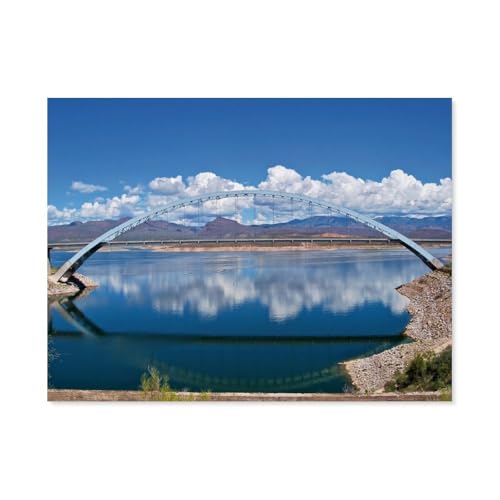 Apache Trail, Arizona, USA，Holz Puzzle 1000 Teile Spielzeug Für Erwachsene Dekompressionsspiel（75x50cm）-AR16 von YYHMKBYY