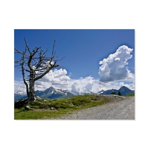Auf dem Penken, oberhalb Mayrhofen, Zillertal，1000 Stück Erwachsene Holz Landschaft Puzzles Für Kinder Lernspielzeug Geschenke（75x50cm）-AR23 von YYHMKBYY