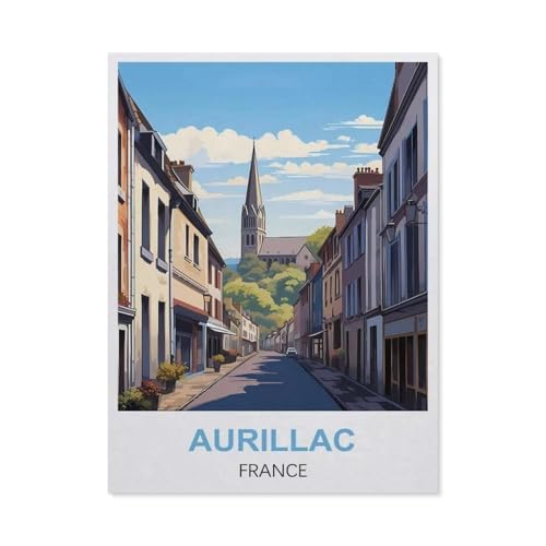 Aurillac, Frankreich，Puzzles, 1000-teiliges Puzzle Für Erwachsene Und Kinder Ab 10 Jahren（38x26cm）-EM26 von YYHMKBYY