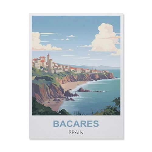 Bacares Spanien, Puzzle 1000 Teile für Erwachsene, klassisches Puzzle, Kinderpuzzle, herausfordernde und schwierige Puzzles für Erwachsene und Jugendliche (50 x 70 cm), EQ21 von YYHMKBYY
