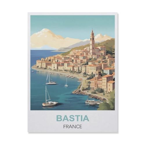Bastia Frankreich, Puzzle für Erwachsene, 1000 Teile, Dekompression, Lernspiel für Erwachsene (50 x 70 cm), EP72 von YYHMKBYY