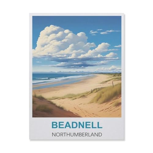 Beadnell Northumberland，Puzzle 1000 Teile Holz Puzzle Erwachsene Kinder Lernspielzeug Familie Dekompressionsspiel（75x50cm）-FG10 von YYHMKBYY