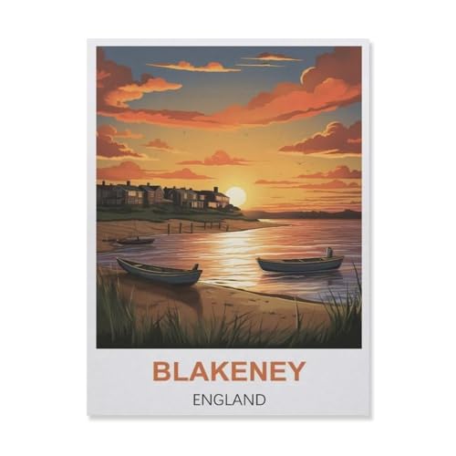 Blakeney England Puzzle 1000 Teile, großes Familien-Puzzle-Spiel, Kunstwerk für Erwachsene, Jugendliche (50 x 70 cm), F94 von YYHMKBYY