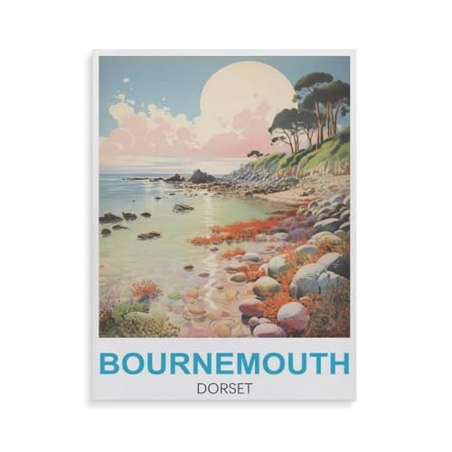 Bournemouth Dorset，Für Erwachsene Familie Stress Relief Puzzle Spielzeug - Familie Spaß Herausforderung Spielzeug - 1000 Teile Puzzle（75x50cm）-GQ94 von YYHMKBYY