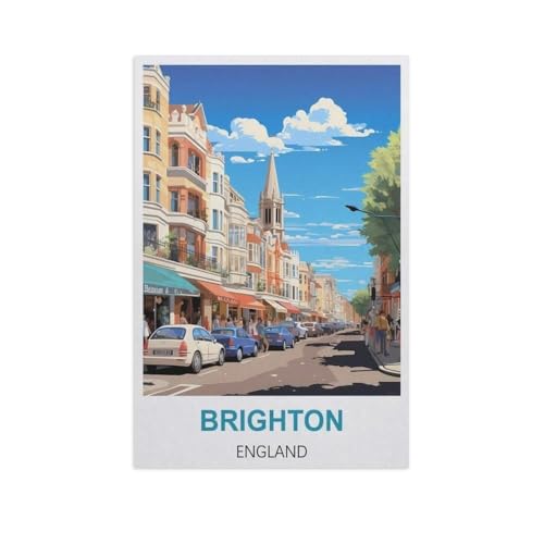 Brighton, England，Papier Puzzle 1000 Teile Spielzeug Für Erwachsene Dekompressionsspiel（50x70cm）-GH98 von YYHMKBYY