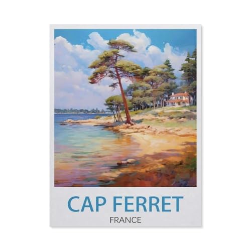 Cap Ferret, Frankreich, Baum，Puzzle 1000 Teile Erwachsene Kinde Spaß Lernspielzeug Geschenke（75x50cm）-DW27 von YYHMKBYY