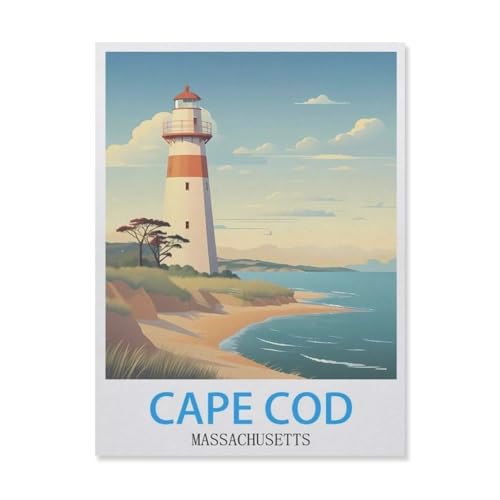 Cape Cod Massachusetts, Holzpuzzle für Erwachsene, Kinder, Lernspielzeug, Familien-Dekompressionsspiel, 1000 Teile, FH68 von YYHMKBYY