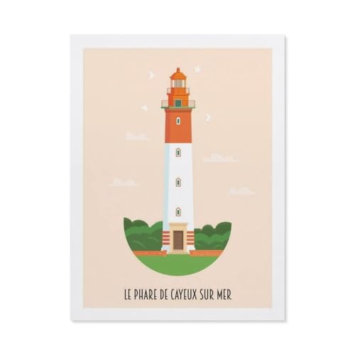 Cayeux-sur-Mer Frankreich Leuchtturm，3D Puzzle 1000 Stück, Holz Montiert DIY Puzzle Montage Spielzeug Für Kinder, Holz Puzzle Holz Geschenk（75x50cm）-BQ27 von YYHMKBYY
