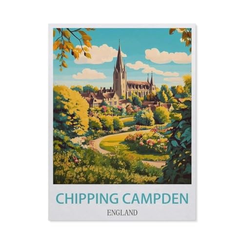 Chipping Campden England，Puzzles, 1000-teiliges Puzzle Für Erwachsene Und Kinder Ab 10 Jahren（38x26cm）-FC39 von YYHMKBYY