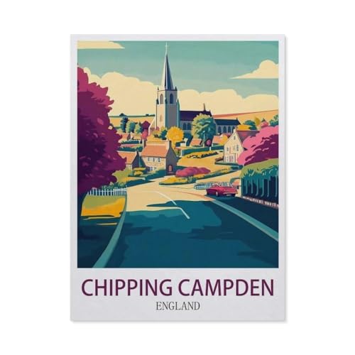 Chipping Campden England，Puzzles, 1000-teiliges Puzzle Für Erwachsene Und Kinder Ab 10 Jahren（75x50cm）-FA93 von YYHMKBYY