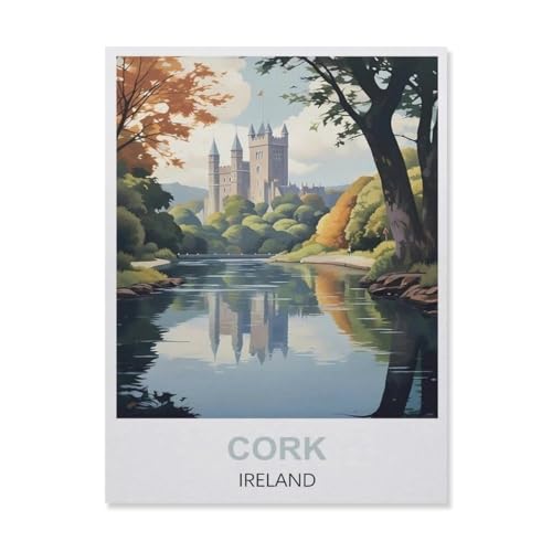 Cork Irland，Puzzles 1000 Teile für Erwachsene, Klassische Puzzle Jungen Mädchen Puzzle für Kinder Teenager Lernspiel Spielzeug（75x50cm）-ER49 von YYHMKBYY