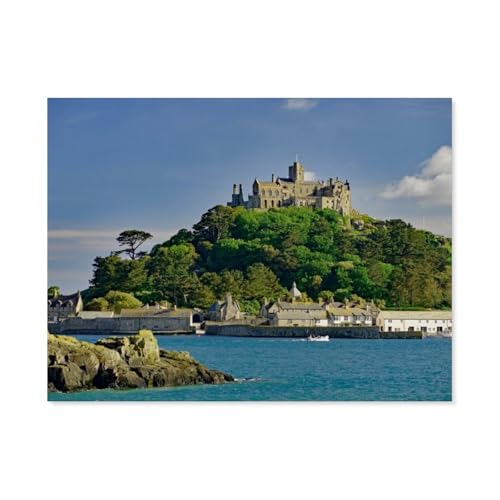 Cornwall und Wales，Für Erwachsene Familie Stress Relief Puzzle Spielzeug - Familie Spaß Herausforderung Spielzeug - 1000 Teile Puzzle（38x26cm）-AZ39 von YYHMKBYY