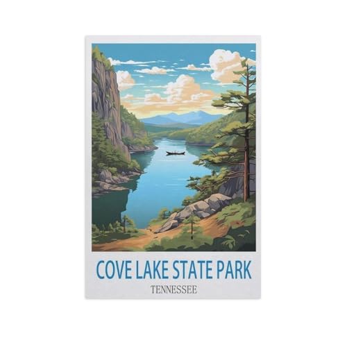Cove Lake State Park, Tennessee，Puzzle 1000 Teile,Intellektuelle Entwicklung Pädagogisches Nach Hause Interessante Dekompression Brain Challenge Puzzle Für Jugendliche Kinder（38x26cm）-GD65 von YYHMKBYY
