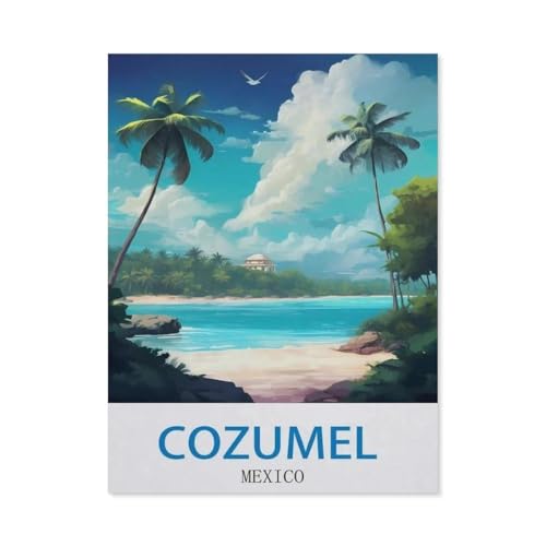 Cozumel, Mexiko，Puzzle 1000 Teile Holz Puzzle Erwachsene Kinder Lernspielzeug Familie Dekompressionsspiel（75x50cm）-EA55 von YYHMKBYY