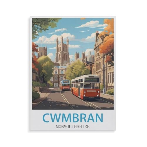 Cwmbran Monmouthshire，1000 Teile, Puzzle Aus Papier Für Erwachsene Und Kinder Ab 12 Jahren, Lernspielzeug（50x70cm）-GV59 von YYHMKBYY