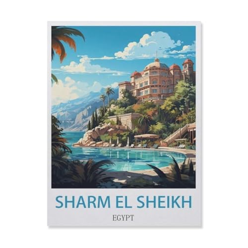 DS34 Puzzle für Erwachsene, Sharm El Sheikh Ägypten, See, Kinder, Teenager, große Familien, Puzzle-Spiel (50 x 70 cm), 1000 Teile von YYHMKBYY