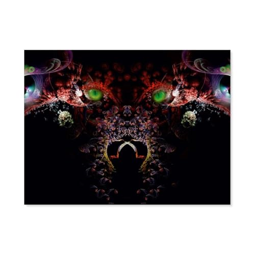 Der Wolf，Papier Puzzle 1000 Teile Spielzeug Für Erwachsene Dekompressionsspiel（38x26cm）-AR89 von YYHMKBYY