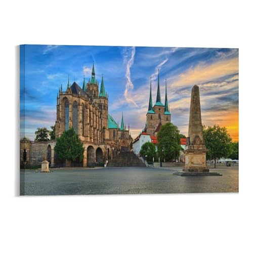 Dom von Erfurt，1000 Teile Puzzles,Papierpuzzle Puzzles Spiel,Entspannung Puzzle Spiele,mentale Übung Puzzle,Anime Für Jugendliche Und Erwachsene Geschenke 1000pcs（50x70cm）-196 von YYHMKBYY