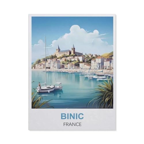 EL44 Puzzles für Erwachsene, Puzzle, 1000 Teile, für Erwachsene und Kinder, binisches Frankreich, Kunstwerk, intellektives Lernspielzeug, Geschenke (50 x 70 cm) von YYHMKBYY