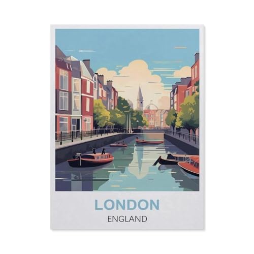 EM18 Puzzle für Erwachsene, London, England, Holzpuzzle – für Erwachsene, Teenager, Lernspielzeug, Geschenke (75 x 50 cm), 1000 Teile von YYHMKBYY