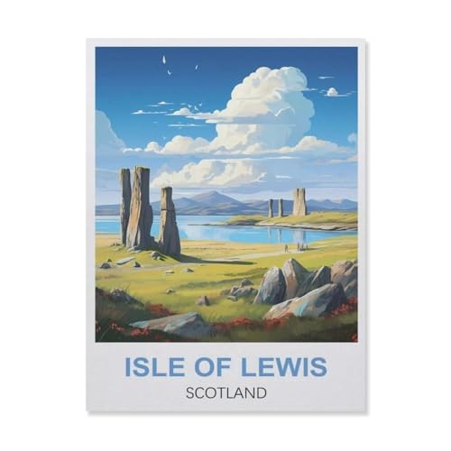 ES86 Puzzle für Erwachsene, Isle of Lewis Schottland, großes Puzzle-Spiel-Kunstwerk für Erwachsene und Jugendliche (50 x 70 cm), 1000 Teile von YYHMKBYY