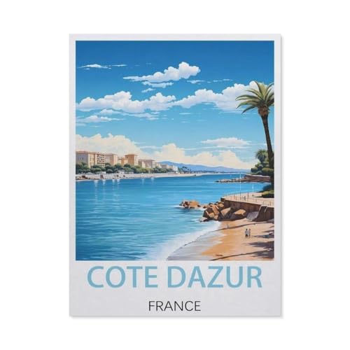 EY8 Puzzle für Erwachsene, Côte Dazur Frankreich, Teenager, Jungen, Mädchen, Premiumqualität, lustig, Familie, herausfordernde Puzzles zum Geburtstag, 50 x 70 cm, 1000 Teile EY8 Puzzle für Erwachsene, Côte Dazur Frankreich, Teenager, Jungen, Mädchen, Premiumqualität, lustig, Familie, herausfordernde Puzzles zum Geburtstag, 50 x 70 cm, 1000 Teile von YYHMKBYY