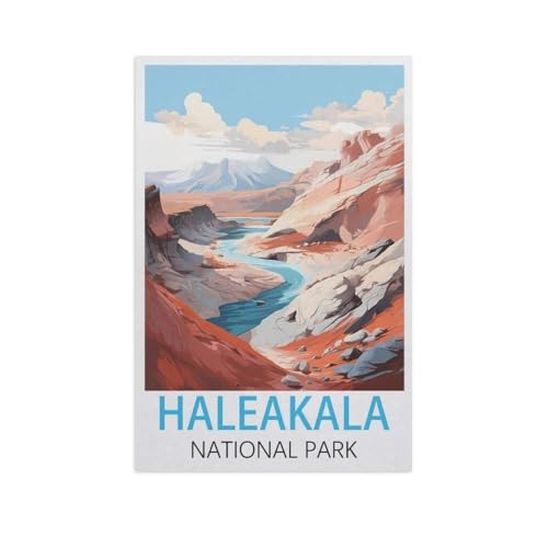 Erwachsene Kinder Puzzles 1000 Teile Puzzle，Haleakala Nationalpark，einfaches Puzzle Spiel Rolle Puzzle Bildung Spielzeug Spiel Familie Dekoration（38x26cm）-GJ56 von YYHMKBYY