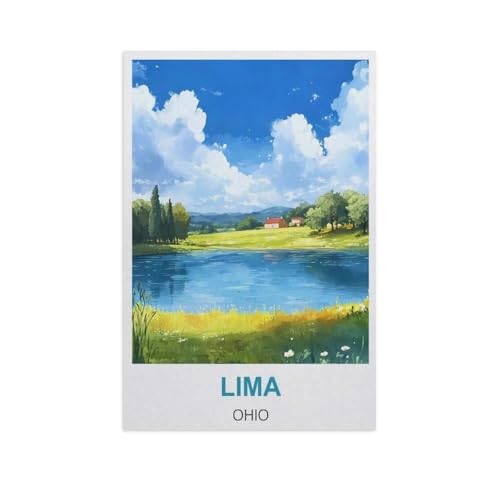 Erwachsene Kinder Puzzles 1000 Teile Puzzle，Lima, Ohio，einfaches Puzzle Spiel Rolle Puzzle Bildung Spielzeug Spiel Familie Dekoration（38x26cm）-GG64 von YYHMKBYY