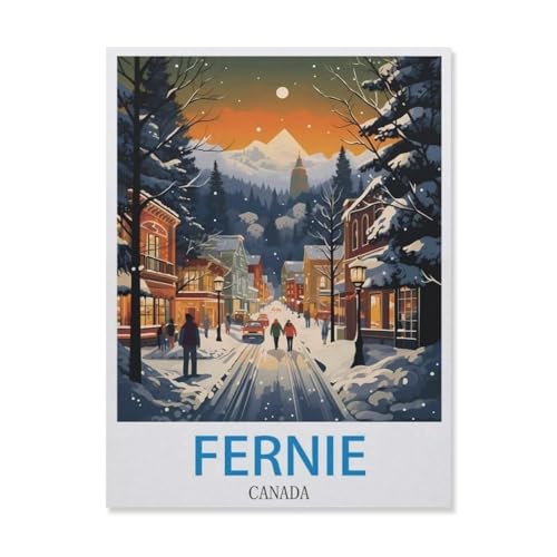 Fernie, Kanada，Puzzle 1000 Teile Erwachsene Kinde Spaß Lernspielzeug Geschenke（75x50cm）-EE96 von YYHMKBYY