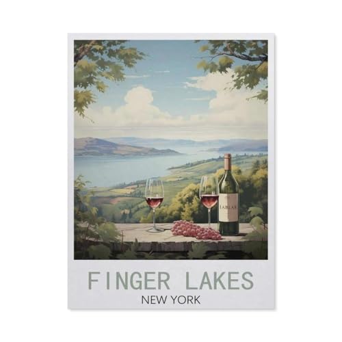 Finger Lakes, New York, USA, Baum, Landschaft，1000 Stück Erwachsene Papier Landschaft Puzzles Für Kinder Lernspielzeug Geschenke（38x26cm）-DW26 von YYHMKBYY
