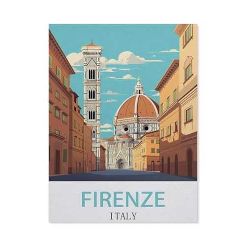 Florenz, Italien，Papier Puzzle 1000 Teile Spielzeug Für Erwachsene Dekompressionsspiel（38x26cm）-EC3 von YYHMKBYY