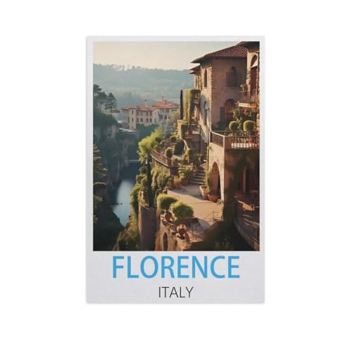 Florenz Italien，Puzzles, 1000-teiliges Puzzle Für Erwachsene Und Kinder Ab 10 Jahren（38x26cm）-FR8 von YYHMKBYY
