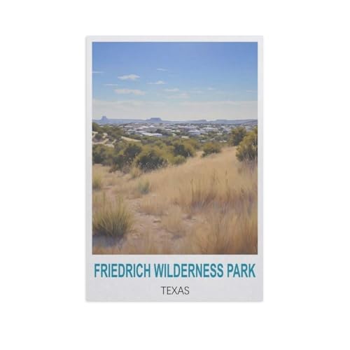 Friedrich Wilderness Park, Texas，Puzzles 1000 Teile für Erwachsene, Klassische Puzzle Kinder Puzzle Herausfordernde Und Schwierige Rätsel für Erwachsene Und Jugendliche（50x70cm）-GH21 von YYHMKBYY