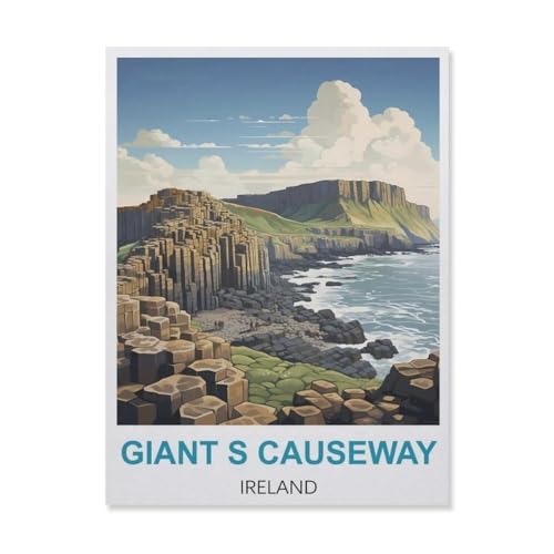 Giant's Causeway Irland，Puzzle 1000 Teile Erwachsene Kinde Spaß Lernspielzeug Geschenke（75x50cm）-FH66 von YYHMKBYY