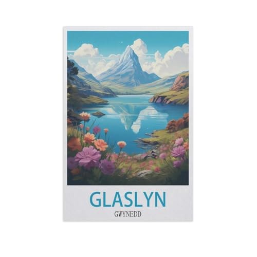 Glaslyn Gwynedd，Puzzles 1000 Teile für Erwachsene, Klassische Puzzle Teenager Puzzle Perfektes Pädagogisches Geschenk für Jungen Und Mädchen（50x70cm）-GK90 von YYHMKBYY