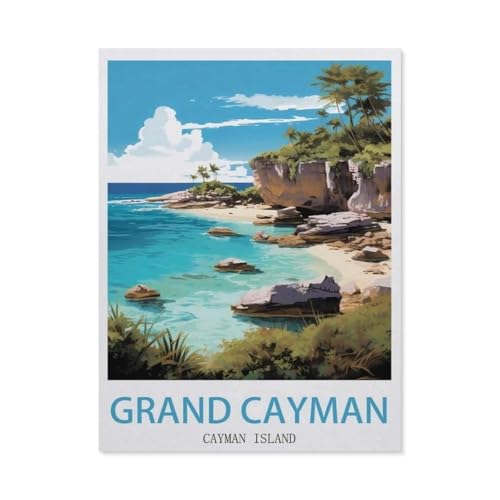 Grand Cayman, Cayman Islands，Puzzle 1000 Teile Erwachsene Kinde Spaß Lernspielzeug Geschenke（50x70cm）-EB38 von YYHMKBYY