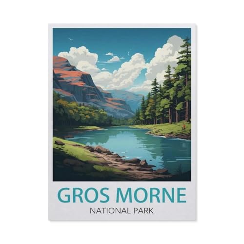 Gros Morne National Park Kanada，Puzzles 1000 Teile für Erwachsene, Klassische Puzzle Kinder Puzzle Herausfordernde Und Schwierige Rätsel für Erwachsene Und Jugendliche（38x26cm）-EV89 von YYHMKBYY