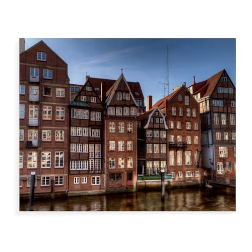 Hamburg - Deutschland，Für Erwachsene Familie Stress Relief Puzzle Spielzeug - Familie Spaß Herausforderung Spielzeug - 1000 Teile Puzzle（75x50cm）-AV82 von YYHMKBYY
