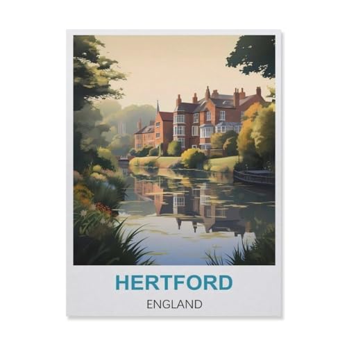 Hertford England-Puzzle, 1000 Teile, Papier-Kinderspiele, Lernspielzeug (38 x 26 cm), FF41 von YYHMKBYY