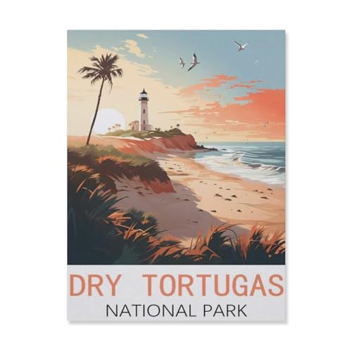 Holz Jigsaw Puzzle 1000 Stück，Dry Tortugas Nationalpark，Erwachsene Kinder Spielzeug Dekompressionsspiel（75x50cm）-FM19 von YYHMKBYY