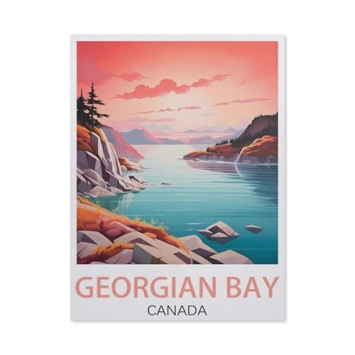Holz Jigsaw Puzzle 1000 Stück，Georgian Bay Kanada，Erwachsene Kinder Spielzeug Dekompressionsspiel（75x50cm）-EY26 von YYHMKBYY