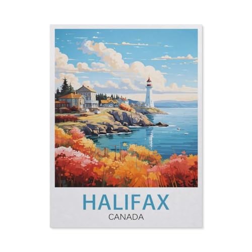 Holz Jigsaw Puzzle 1000 Stück，Halifax Kanada，Erwachsene Kinder Spielzeug Dekompressionsspiel（75x50cm）-EU67 von YYHMKBYY