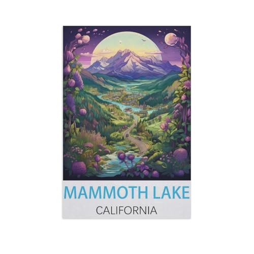 Holz Jigsaw Puzzle 1000 Stück，Mammothlake Kalifornien，Erwachsene Kinder Spielzeug Dekompressionsspiel（75x50cm）-FW47 von YYHMKBYY