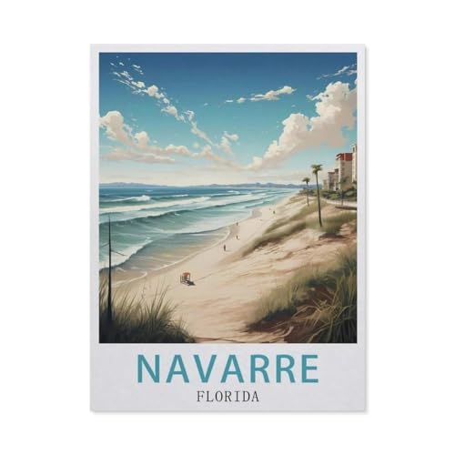 Holz-Puzzle, 1000 Teile, Navarra Florida, Spielzeug für Erwachsene und Kinder, Dekompressionsspiel (75 x 50 cm) -EX19 von YYHMKBYY