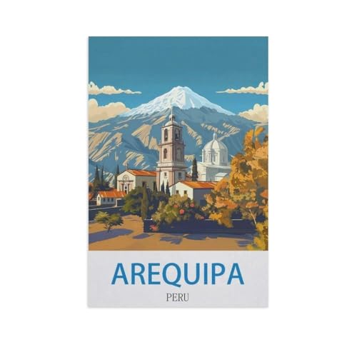 Holz Puzzle 1000 Stück，Arequipa, Peru，Erwachsene Kinder Spielzeug Dekompression Spiel（75x50cm）-GF21 von YYHMKBYY